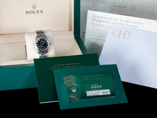 Ролекс (Rolex) Oyster Perpetual 28 Nero Oyster Royal Black Onyx - New 2022 276200